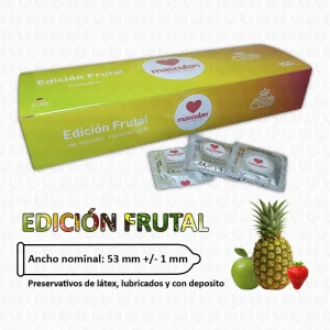 Masculan Edición Frutal Pack 150 Unidades