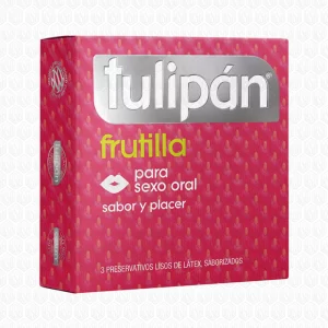 Tulipan Frutilla Pack 3 Unidades