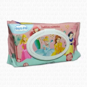Dulco Toallita Humeda Princesa Pack 100 Unidades