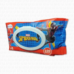 Dulco Toallita Humeda Spiderman Pack 100 Unidades