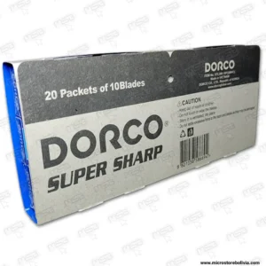 Cuchillas de Afeitar Dorco Super Sharp STL300 – Caja Máster 2000 Hojas (10 Displays x 200 uds.)