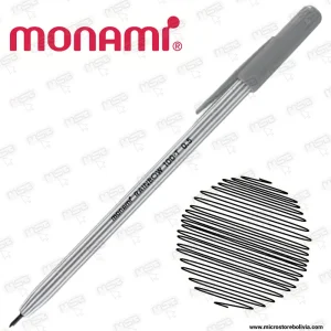 Bolígrafo Monami Rainbow 100-T 0.5 mm – Color Negro