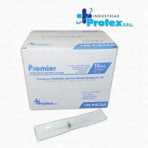 Protex Jeringa Descartable 10ml Pack 100 Unidades