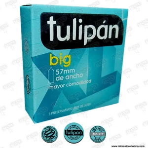 Preservativos Tulipán Big XL – Pack de 3 Unidades