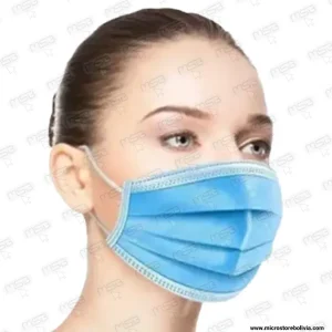 Barbijo Descartable CB – Tricapa con Elástico (Paquete de 50 uds.)