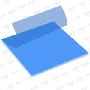 Notas Adhesivas Transparentes PET Jinxin 76x76 mm (50 Hojas) – Azul