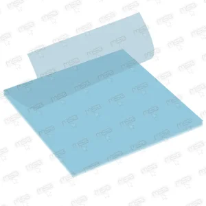 Notas Adhesivas Transparentes PET Jinxin 76x76 mm (50 Hojas) – Celeste