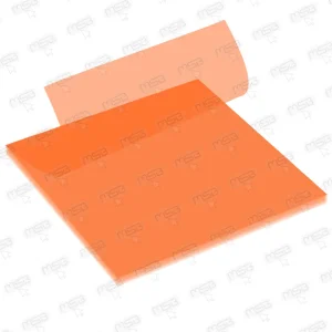 Notas Adhesivas Transparentes PET Jinxin 76x76 mm (50 Hojas) – Naranja