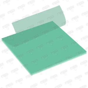 Notas Adhesivas Transparentes PET Jinxin 76x76 mm (50 Hojas) – Verde Menta